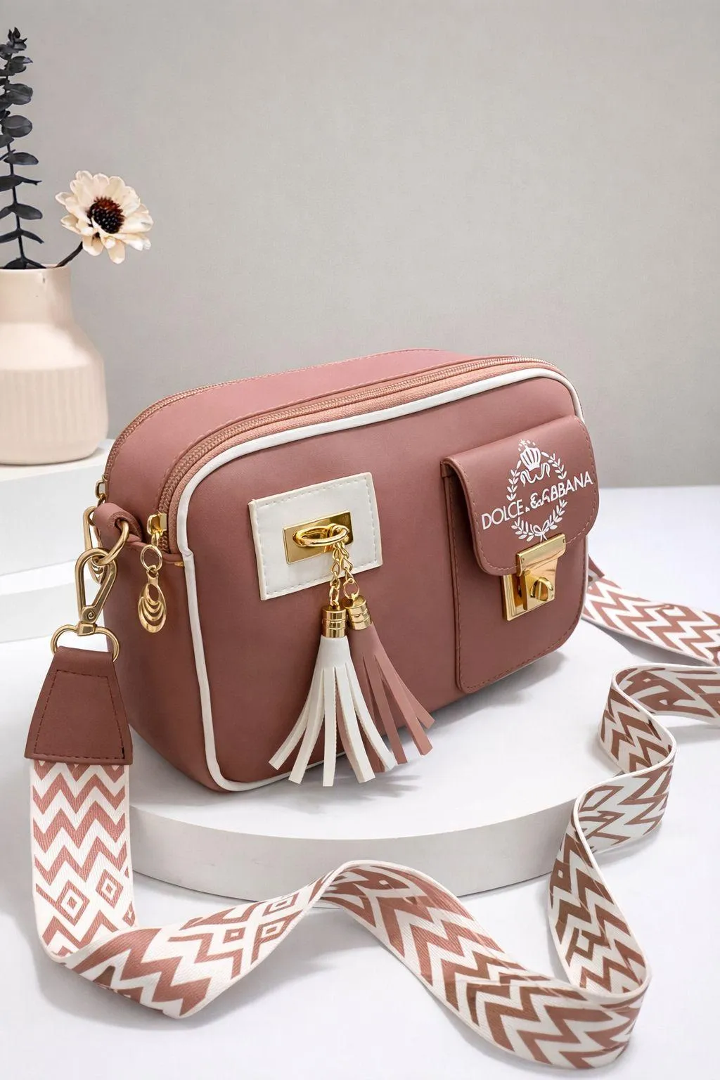 Veloura Chic Crossbody – Black ,Maroon, Mustard, Purple, Brown, Beige, Green, Blue, Pink - Image 9