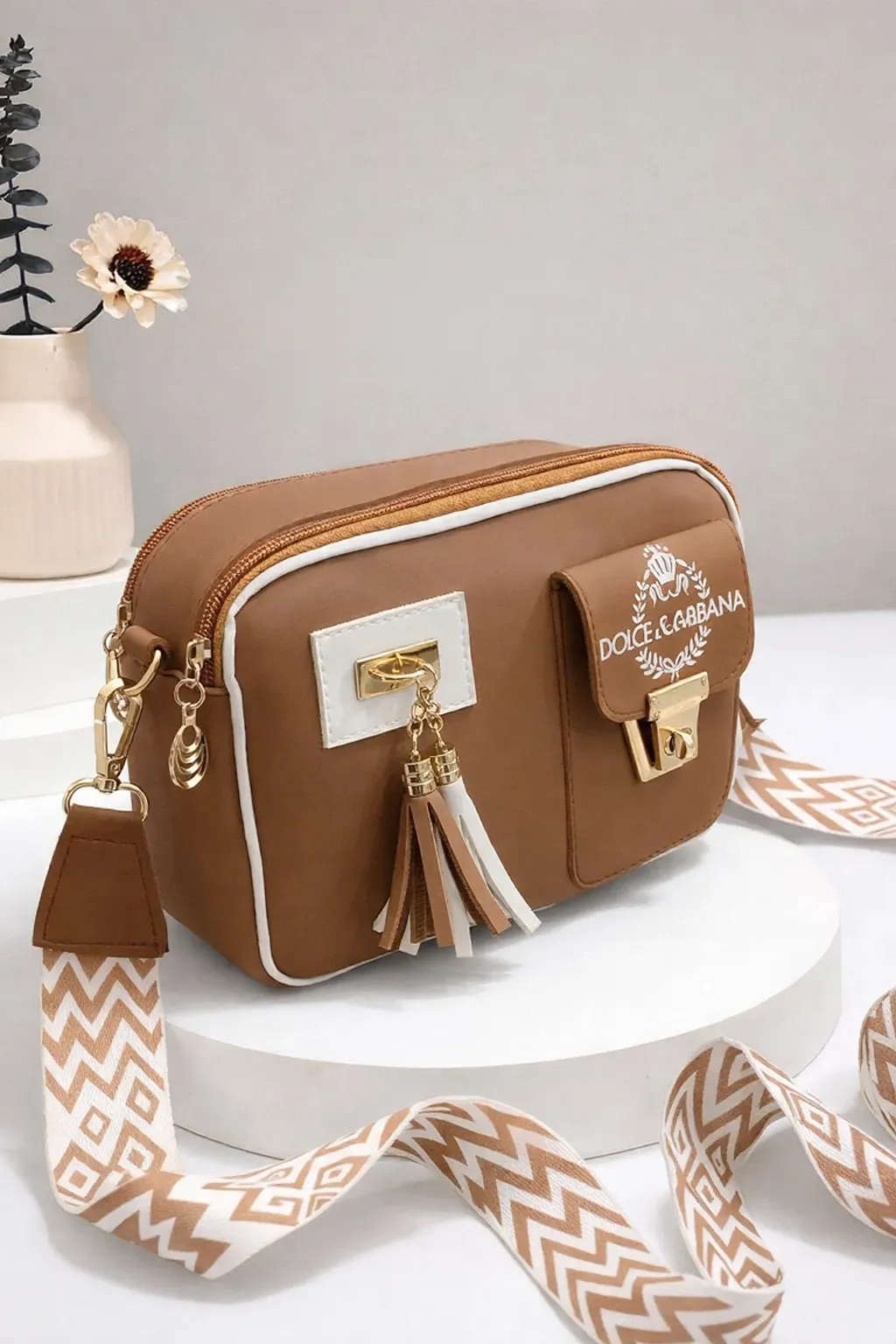 Veloura Chic Crossbody – Black ,Maroon, Mustard, Purple, Brown, Beige, Green, Blue, Pink - Image 7