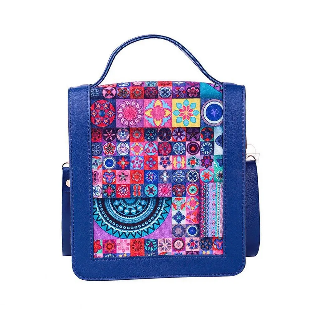 Aurelia Signature Tote – Pink, Blue - Image 6
