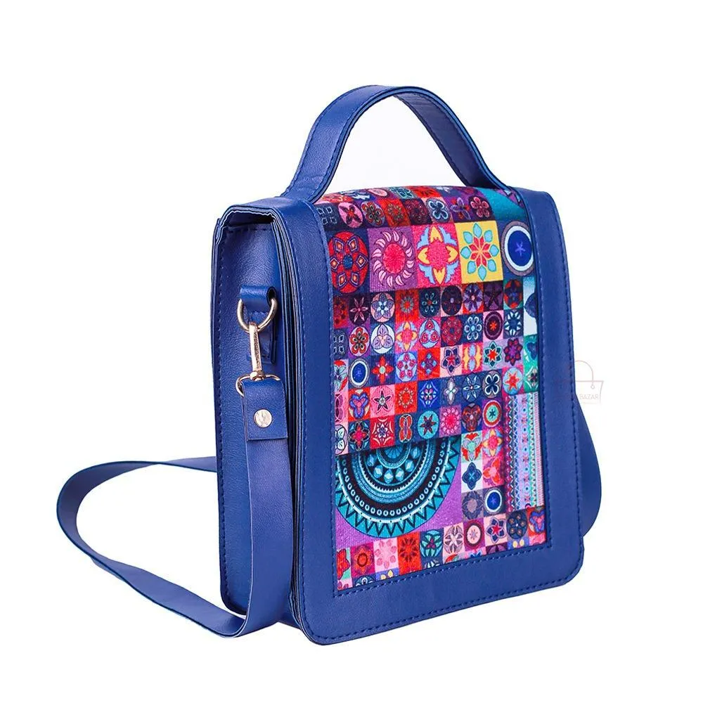Aurelia Signature Tote – Pink, Blue - Image 4