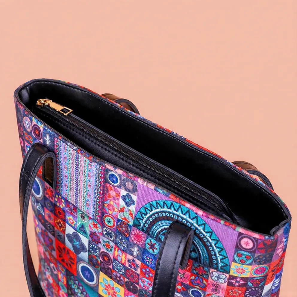 Aurelia Signature Tote – Blue - Image 2