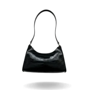 Veloura Chic Crossbody – Black