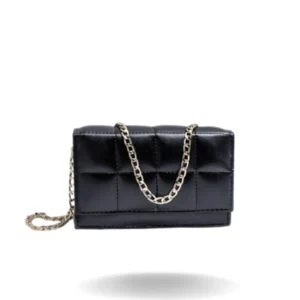 Veloura Chic Crossbody – Black, Light Blue, Pink, Grey