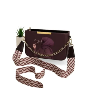 Veloura Chic Crossbody – Brown, Mustard, Green, Maroon, Pink, Blue