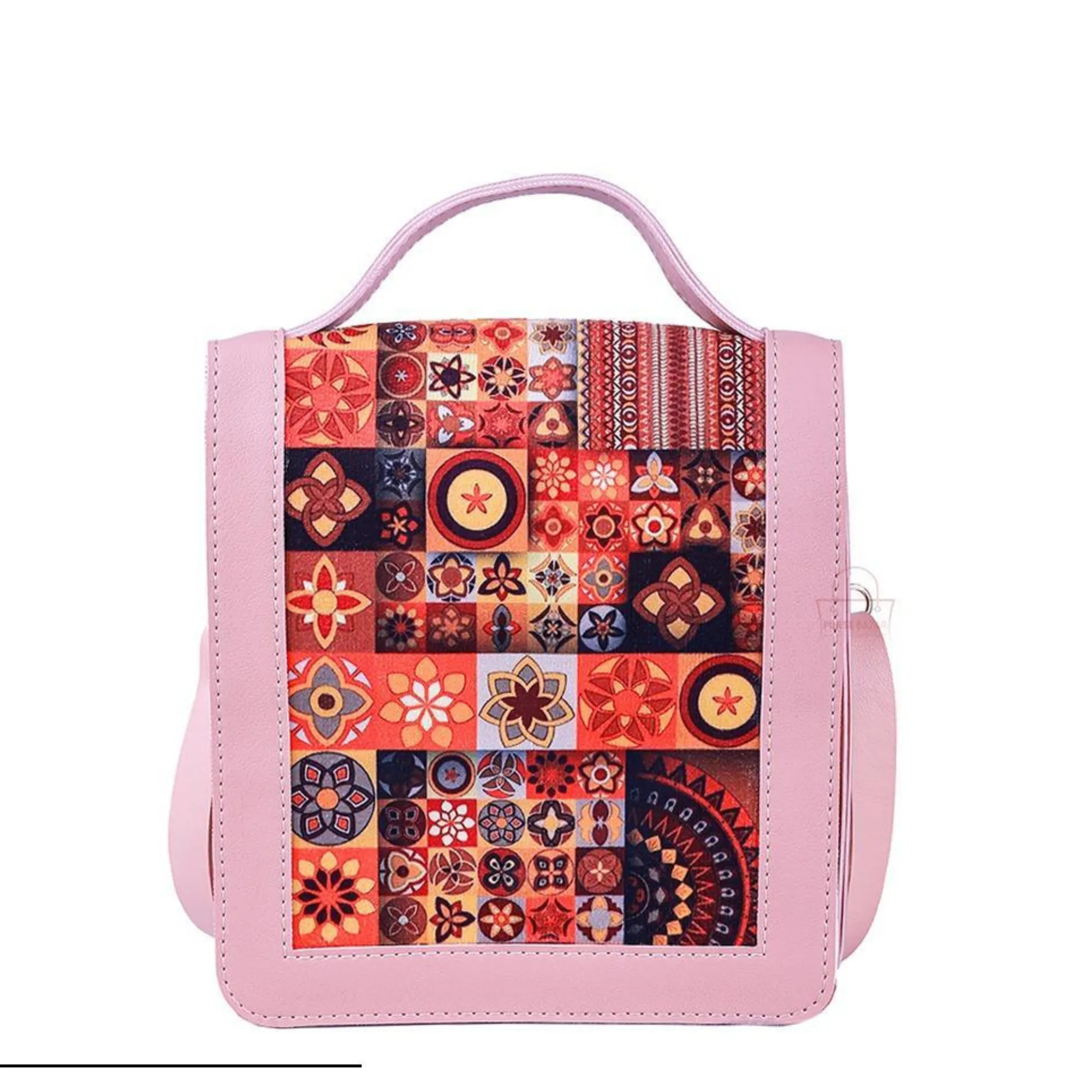 Aurelia Signature Tote – Pink, Blue - Image 2