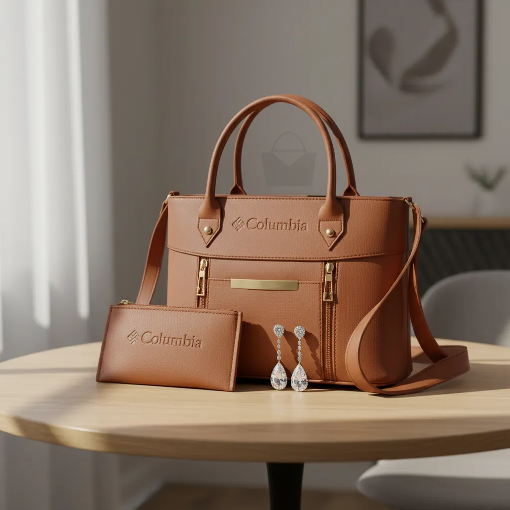 Luxe Harmony Handbag Set – Black - Image 2